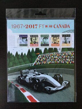 Formula 1 in Canada Commemorative Mint Stamps